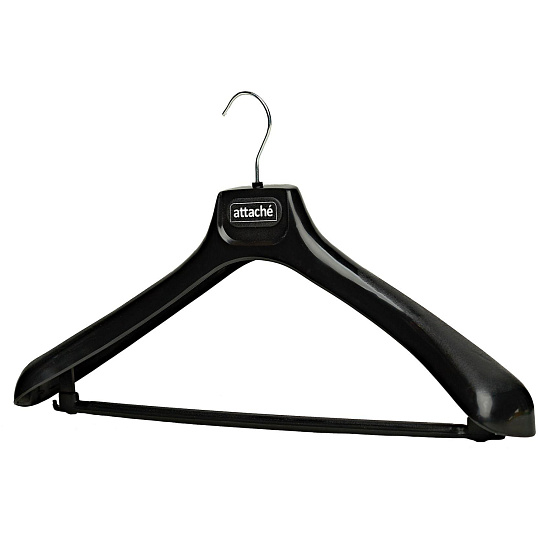 Вешалка-плечики VP_ для легк.одежды Attache,С024, пласт, чер, р.48-50