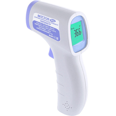 Термометр бесконтактный (пирометр) МЕГЕОН 16052
