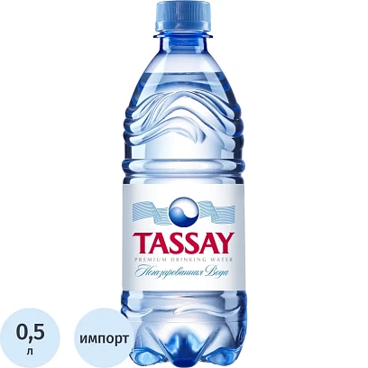 Вода питьевая Вода TASSAY негазированная пэт 0,5л