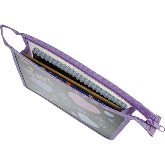 Папка для тетрадей Heart, А5, пластик, ПТ-713