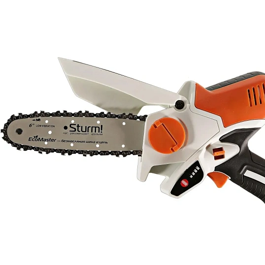 Пила цепная аккумуляторная Sturm CSC1804, мини