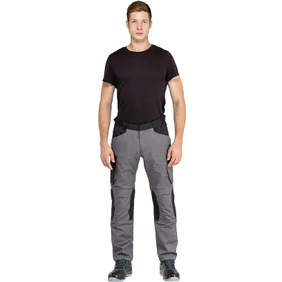 Брюки летние мужские MACH2 сер/оранж р.XL (арт. M2PA3GOXG)