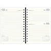 Ежедневник датированный 2026 IF 14х20см 160л, на спир, Basic I1751emb/black