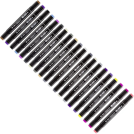 Набор маркеров для скетчинга Deli 80цв. двухстор., E70806-80