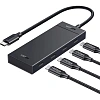 Разветвитель USB UGREEN CM806 (35584) USB-C to 4xUSB-C Хаб безPD черный