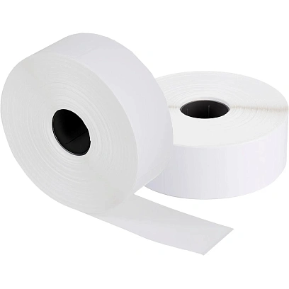 Термоэтикетки ЭКО 76х25 метров, цельная, ус. клей, вт.40, 48шт/уп