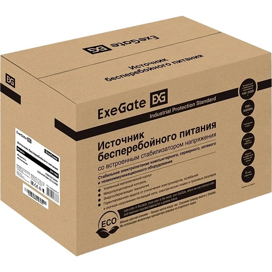 ИБП ExeGate SineTower SN-1500 USB лин.инт.1500ВА/1200Вт(EX295982RUS)