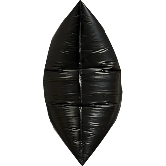 Мешки для мусора ПВД 200л 55мкм 10шт/уп черные 70х140см Luscan