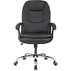 Кресло VB_EChair 668 TPU/SL черный экокожа крестов.металл хром
