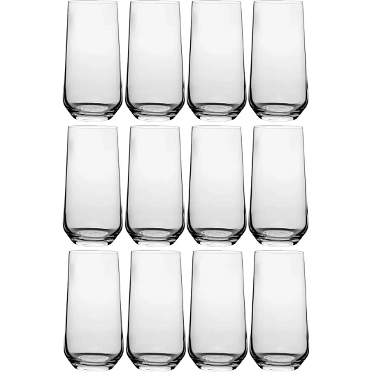 Набор стаканов АЛЛЕГРА ФАЙН РИМ 470 мл  12 шт/уп  холодный срез