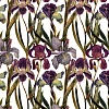 Бумага упаковочная FLORA.ИРИСЫ, 50 х 70 см (4 листа), 2-794/03