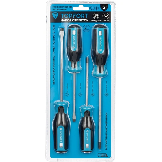 Набор отверток 4 шт Topfort (580104)