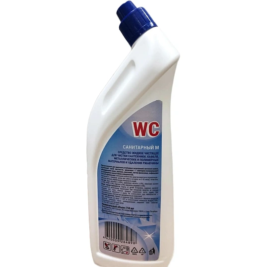 Средство для сантехники Санитарный М щав и лимон.кисл.,аналог Санокс 750мл