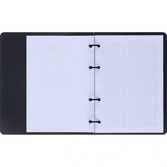 Тетрадь общая, BS, А5, 120л., клетка, кольца, Believe, черный N4761