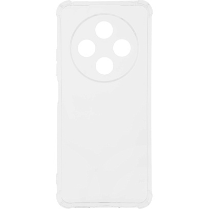 Чехол накладка PERO силикон для Xiaomi Poco C75 прозрачный усиленный