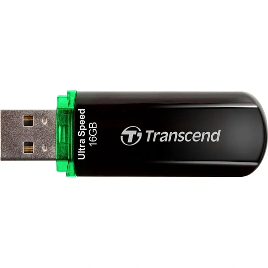Флеш-память Transcend JetFlash 600, 16Gb, USB 2.0, чер, TS16GJF600