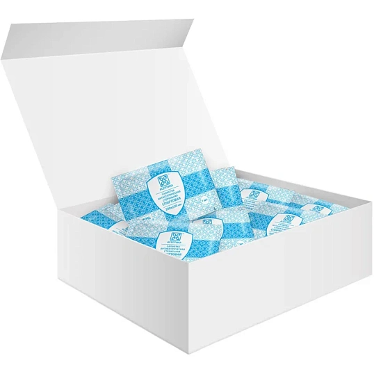 Салфетка спиртовая, антисептическая, этил. сп. 200х250мм АСЕПТИКА 60шт/уп