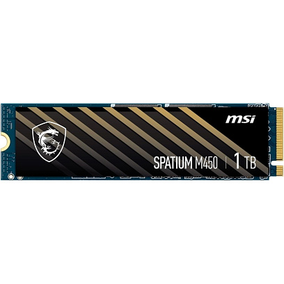 SSD накопитель MSI SSD SPATIUM M450, 1000GB, M.2 PCIe4.0x4(S78-440L0M0-P83