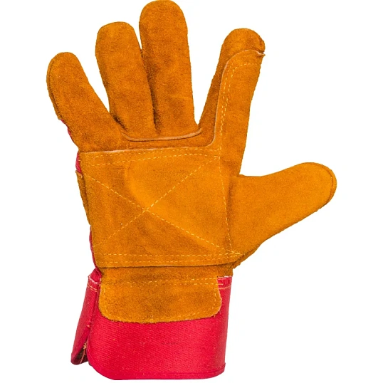 Перчатки защитные ДИГГЕР спилковые комбинированн усиленные желтые