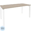 Стол ONIX-П П на металлокаркасе O.MP-SP-4.7 аттик дуб/белый Ш1580