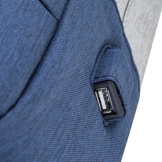 Рюкзак для ноутбука RIVACASE 7562 grey/dark blue 15.6/6