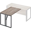 Брифинг Комус Мебель К-Loft Director 241B001 1200х800х752 сонома темн/черн