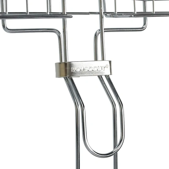 Решетка-гриль BOYSCOUT 25x25x4cм, облегченная, унив., глубокая/61641