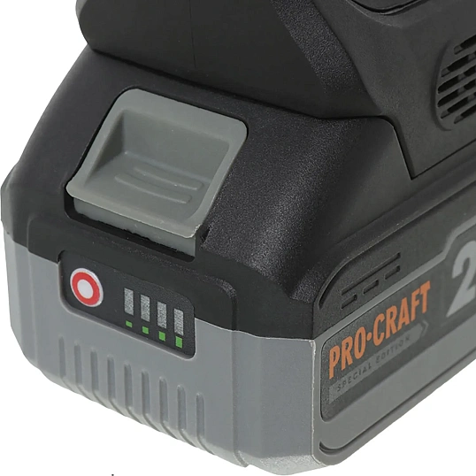 Пила цепная аккум. Procraft Professional 20В 6'(АКБ 4Ач+ЗУ) Кейс,CCS20