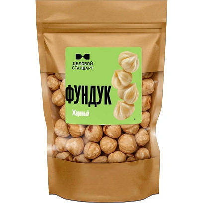 Фундук Деловой стандарт жареный, 50гх12шт/уп