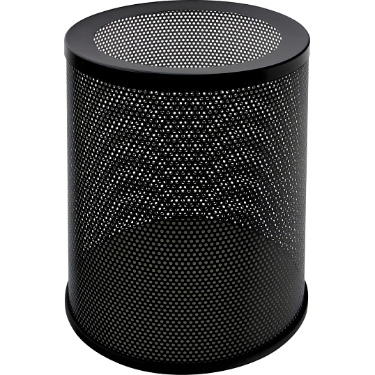 Корзина для мусора 16л К250 низ.перф.черн.