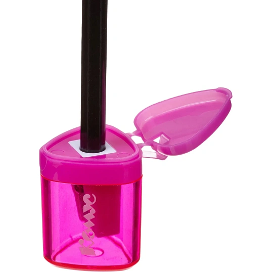 Точилка Комус Класс, 1 отверстие, с контейнером, в ассорт