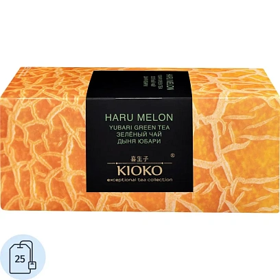 Чай Kioko Haru Melon зелёный с ароматом дыни 25пакx2г