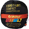 Спальный мешок Tramp  Fjord T-Loft, правый оливковый, TRS-049R