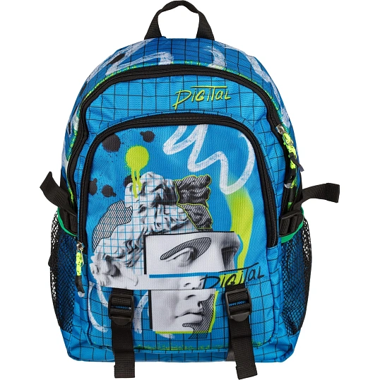 Рюкзак Комус Класс  АРТ, синий