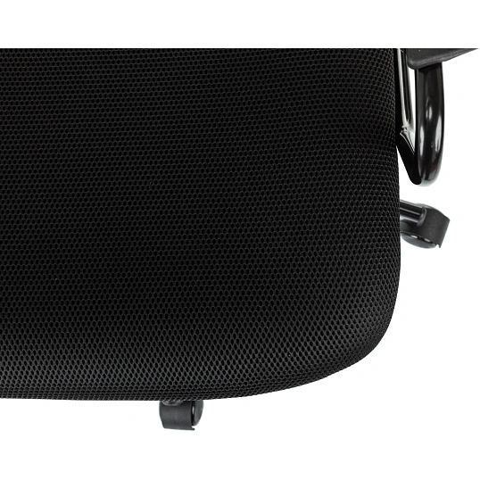 Кресло VB_Бюрократ CH Balance черный сетка/ткань крестов. металл черный