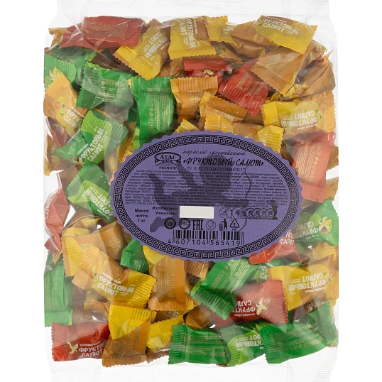 Мармелад АтАг Фруктовый салют глазированный, 1кг