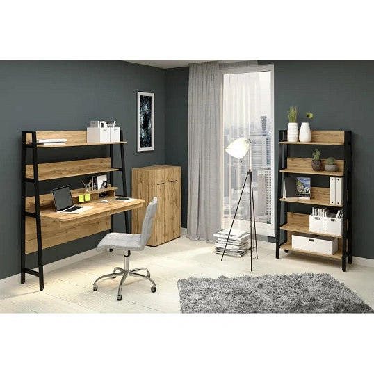 Стеллаж IN Homeoffice 844x335x1620 Дуб натуральный