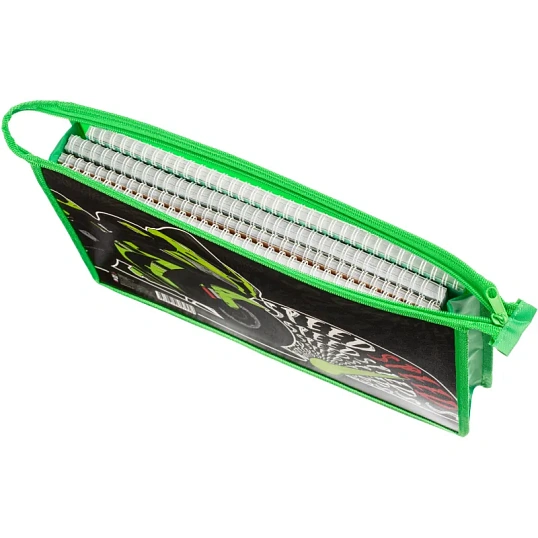 Папка для тетрадей А4 пластиковая ПМ-А4-29, GREEN BIKE 2024