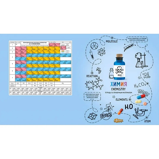 Тетрадь предметная Ребус 48л А5, клетка ХИМИЯ, 73848