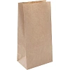 Пакет бумажный, 120х80х240 мм, 50 гр/м2, крафт, 1000шт/уп