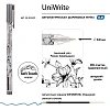 Ручка гелевая SKETCH&ARTUniWrite.SILVER 0,8мм СЕРЕБРЯНАЯ 20-0312/01