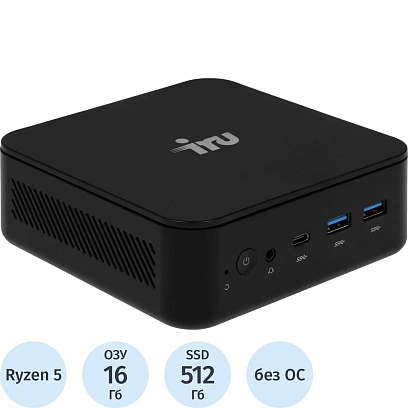 Неттоп IRU Planio 325 (2180270)R5 3500U/16Gb/SSD512Gb Vega 8/noOS