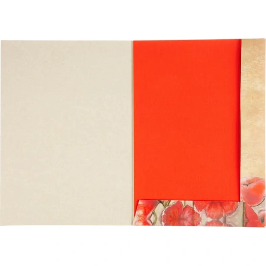 Папка для пастелей А4 8л 4цв Страна чудес.Сон в маковом поле П-1868