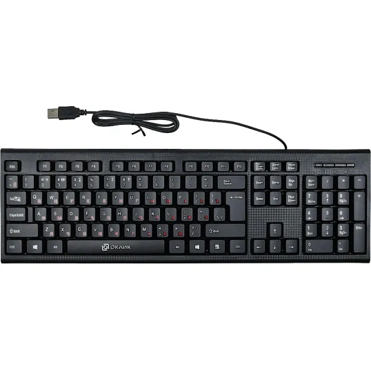 Клавиатура Oklick 120M USB черная