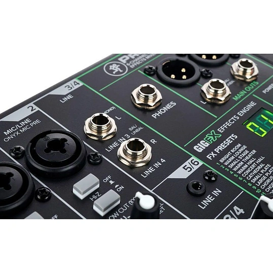 Микшерный пульт Mackie ProFX6v3, 6-канальный, с процессором эффектов