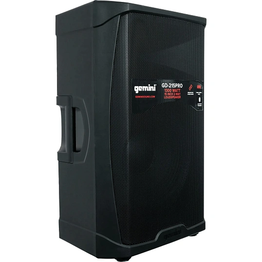 Акустическая система Gemini GD-215PRO 2-х полосная, активная, 280 Вт