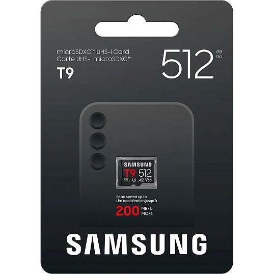 Карта памяти Samsung T9 microSDXC 512 ГБ [MB-MH512T/WW] 2026