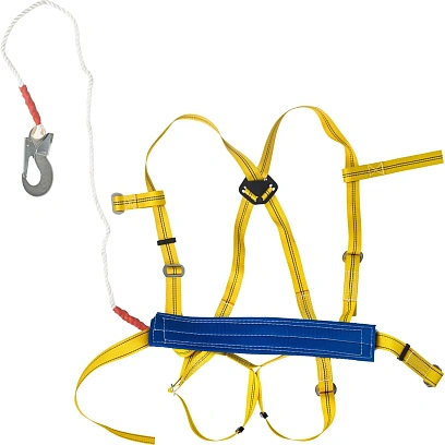 Привязь удерживающая УСП 2ВЖ (ПП 2ВЖ) наплечные набедренные лямки канат