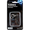 Свисток пласт. с шариком TORRES, SS1009, шнурок с карабином черный