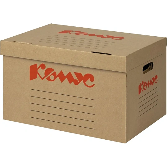 Короб архивный Делопроизводство Комус 480х325х295, Т24